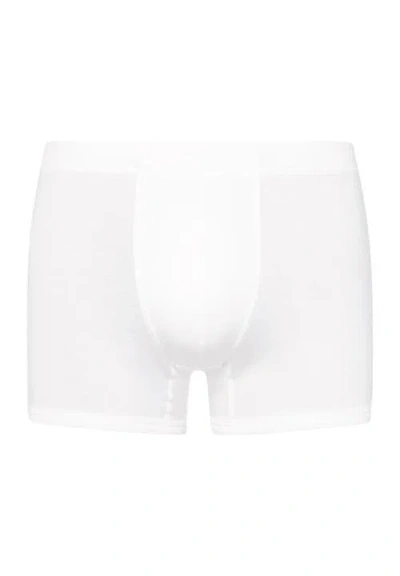 Hanro Sea Island Cotton Boxer Brief In White