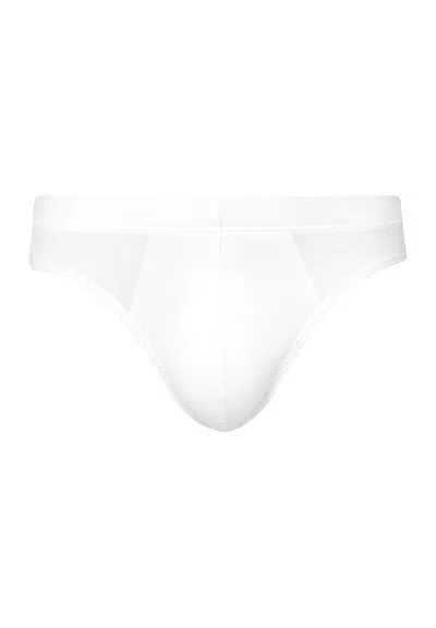 Hanro Sea Island Cotton Cotton Brief In White