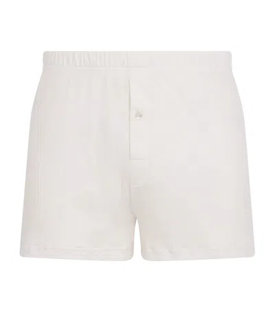 Hanro Sea Island Cotton Trunk In White