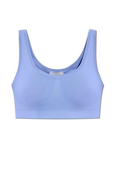 Hanro Touch Feeling Sports Bra In Blue