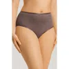 Hanro Cotton Seamless Full Briefs In Stonewash