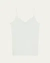 Hanro Seamless Cotton V-neck Camisole