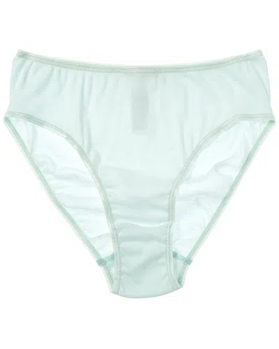Hanro Seamless Hi-cut Brief In Blue