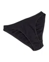 Hanro Seamless High-cut Cotton Briefs In Black