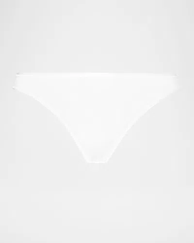 Hanro Seamless High-cut Cotton Briefs In Black