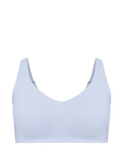 Hanro Seamless Padded Bras In Blue