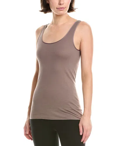 Hanro Seamless Tank Top In Brown