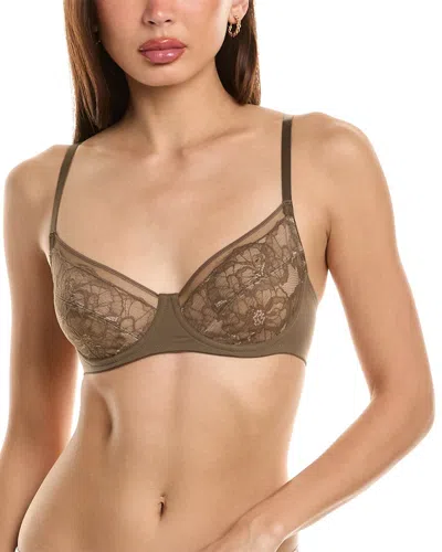 Hanro Selma Underwire Bra In Green