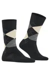 Hanro Sensitive Argyle So Socks In Black