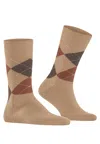 Hanro Sensitive Argyle So Socks In Brown