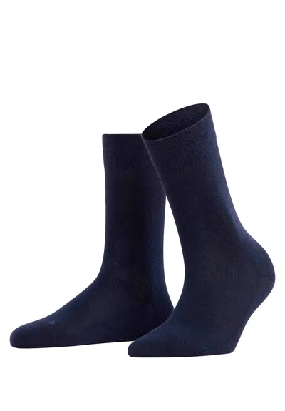 Hanro Sensitive London Socks In Blue