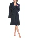 Hanro Shawl Collar Robe In Blue