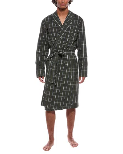 Hanro Shawl Collar Robe In Green
