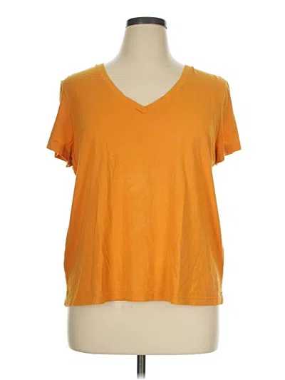 Pre-owned Hanro Short Sleeve T-shirt In Orange