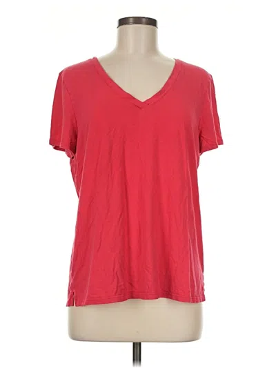 Pre-owned Hanro Short Sleeve T-shirt In Red