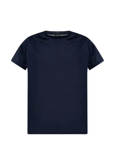 Hanro Short-sleeve T-shirt In Blue