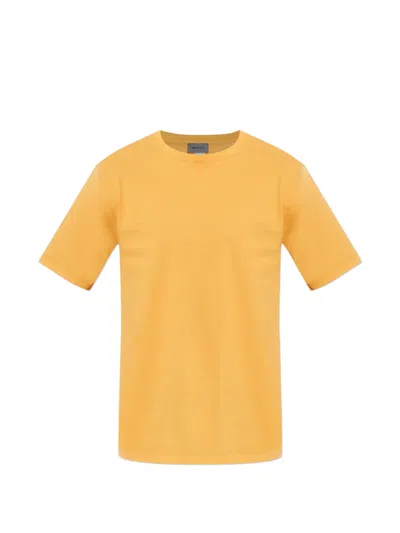 Hanro Short-sleeve T-shirt In Yellow
