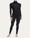 Hanro Silk Stretchy Leggings In Black