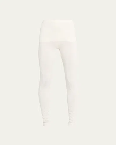 Hanro Silk & Cashmere Leggings In Vanilla