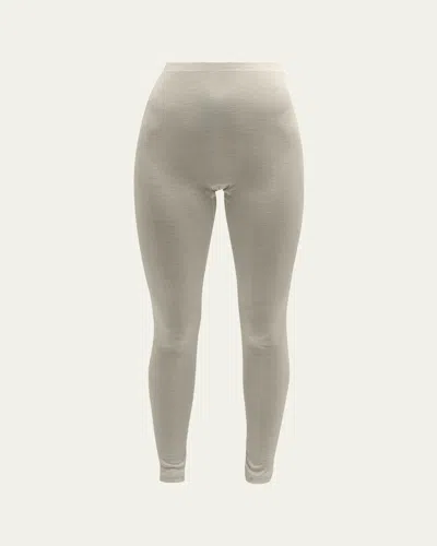 Hanro Silk Leggings In White