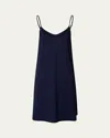 Hanro Cotton Nightdress In Deep Navy