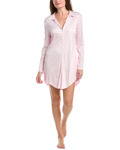 Hanro Silk-blend Sleep Shirt In White