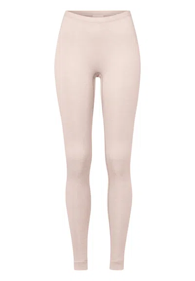 Hanro Silk/cashmere Silk And Cashmere Leggings In Pink