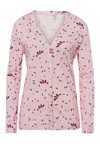Hanro Sleep And Lounge Button Front Shirt In Multi