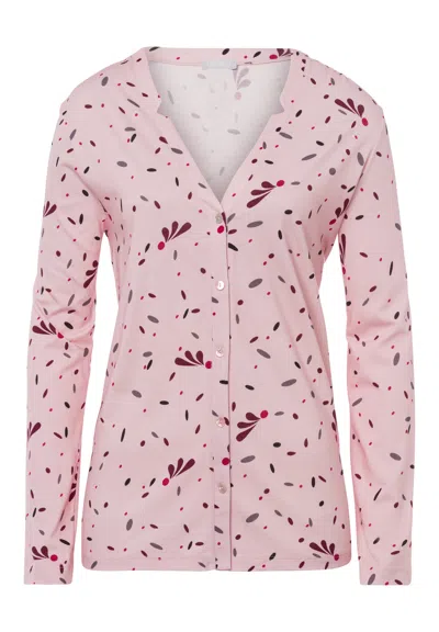 Hanro Sleep And Lounge Button Front Shirt In Multi