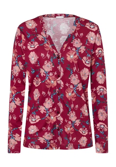 Hanro Sleep And Lounge Button Front Shirt In Multi