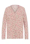 Hanro Sleep And Lounge Button Front Shirt In Multi