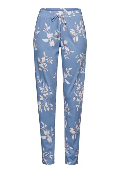 Hanro Sleep And Lounge Cotton And Tencel™ Pants In Blue