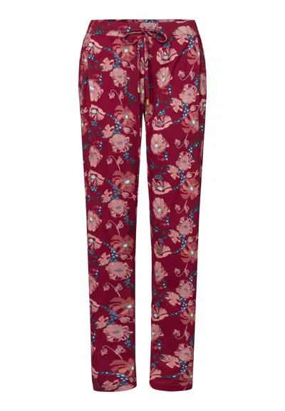 Hanro Sleep And Lounge Cotton Blend Lounge Pants In Brown