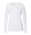 Hanro Sleep & Lounge Long-sleeve T-shirt In White