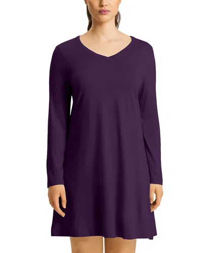 Hanro Sleep & Lounge Nightgown In Purple