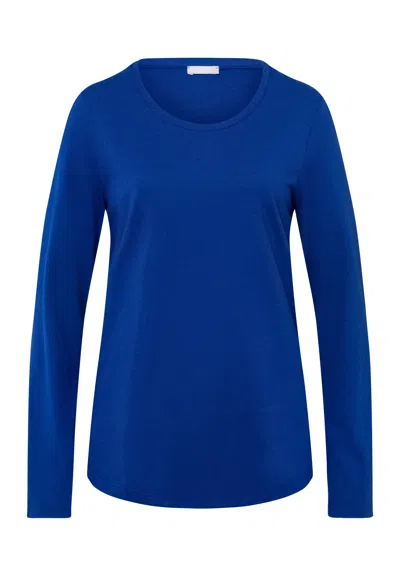 Hanro Sleep And Lounge Relaxed Round Neck Top In Multi