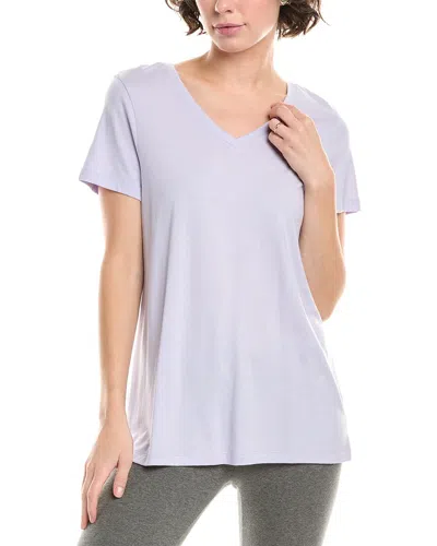 Hanro Sleep & Lounge Relaxed V-neck T-shirt In Purple