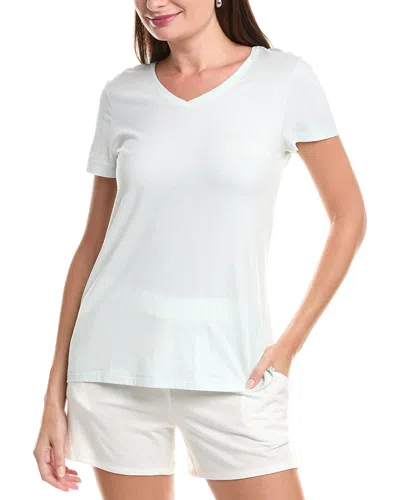 Hanro Sleep & Lounge Relaxed V-neck T-shirt In White