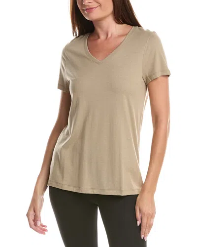 Hanro Sleep & Lounge Relaxed V-neck T-shirt In Brown