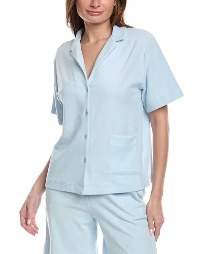 Hanro Sleep & Lounge Shirt In Blue