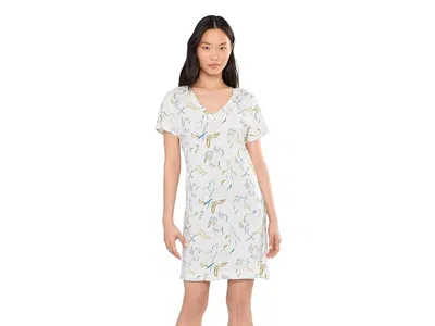Hanro Sleep And Lounge Short Sleeve Nightgown In White