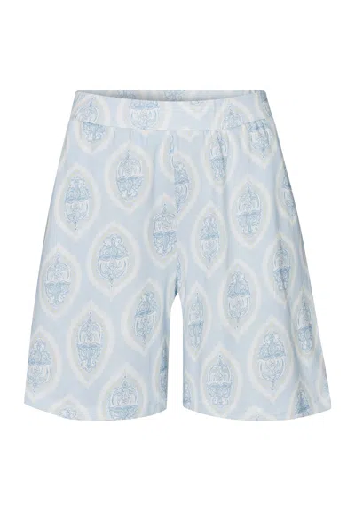 Hanro Sleep And Lounge Shorts In Blue