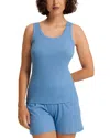 Hanro Sleep & Lounge Tank Top In Bay Blue