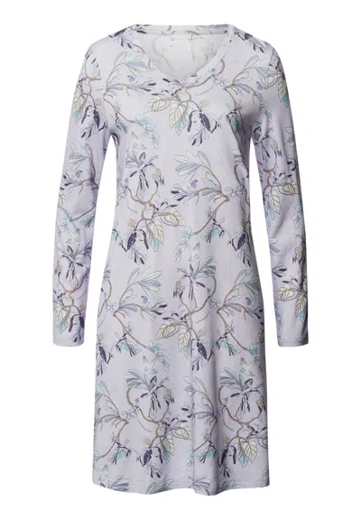 Hanro Sleep And Lounge Tencel™ And Cotton Nightgown In Gray