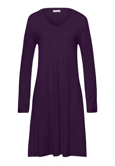 Hanro Sleep And Lounge Tencel™ And Cotton Nightgown In Purple