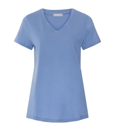 Hanro Sleep & Lounge T-shirt In Blue