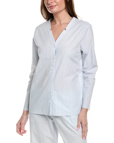Hanro Women's Sleep & Lounge Cotton Striped Shirt In Dreamy Stripe