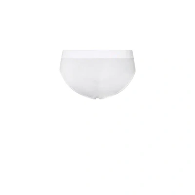 Hanro Cotton-blend Briefs In White