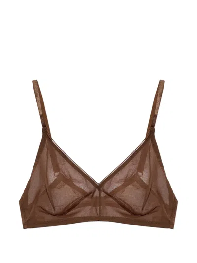 Hanro Smooth Illusion Bra In Brown
