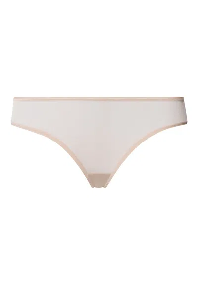 Hanro Smooth Illusion Semi-transparent Tulle Bikini In White
